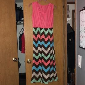 Caf length dress, size Medium